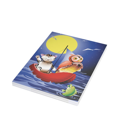 Embarking on a Moonlit Journey Postcards (envelopes included) - Bundles of 10, 30, 50 Pieces