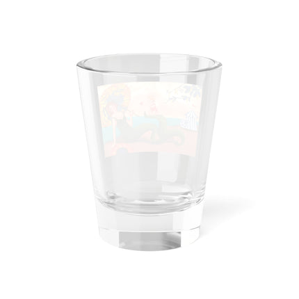 Mermaid with Parasol and Cupid by George Barbier Shot Glass, 1.5oz