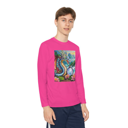 Wisdom's Guardian Youth Long Sleeve Competitor Tee – Dragon Magic & Ancient Wisdom