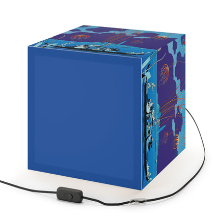Fireworks in Venice by George Barbier Light Cube Lamp