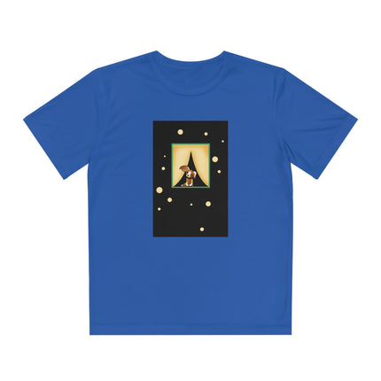 Playful Paws Youth Competitor Tee – Vintage Charm & Curious Adventure