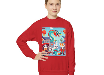 The Little Dragon and Friends Youth Crewneck Sweatshirt