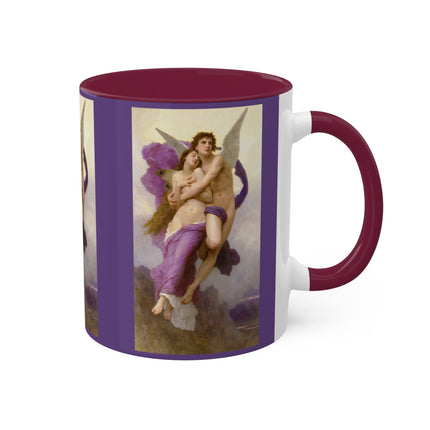 The Abduction of Psyche by William Bouguereau Colorful Mugs, 11oz