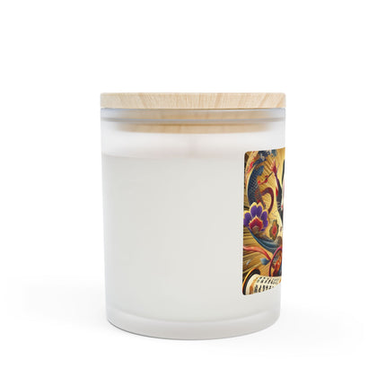 Theatrical Mouse on a Mission Frosted Candle