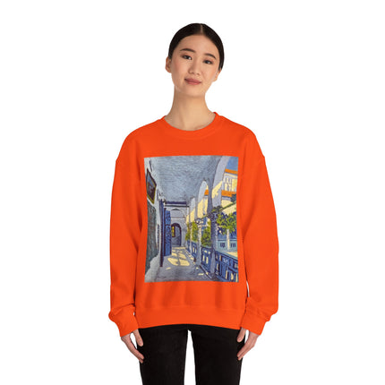 Gallery of a Moroccan Riad by George Gaudion Heavy Blend™ Crewneck Sweatshirt