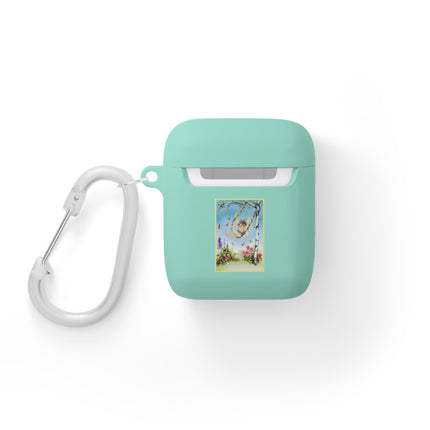 Spring Fairy's Floral Swing AirPods Case