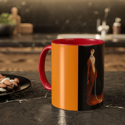 Leopard Queen Colorful Mugs – Wild Beauty & Art Deco Glamour
