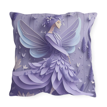 Lavender Fairy Outdoor Pillows