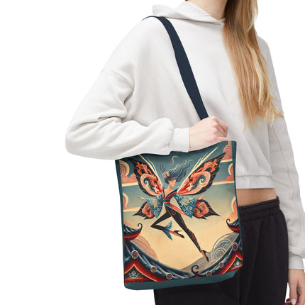 The Dragon Fairy of the Temple Tote Bag – Mythic Grace & Ancient Power