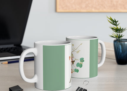 Orange-Headed Ground Thrush by Shaikh Zain al–Din Ceramic Mug 11oz