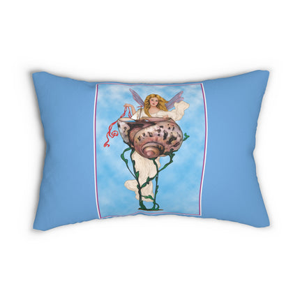 Enchanting Serenity Spun Polyester Lumbar Pillow