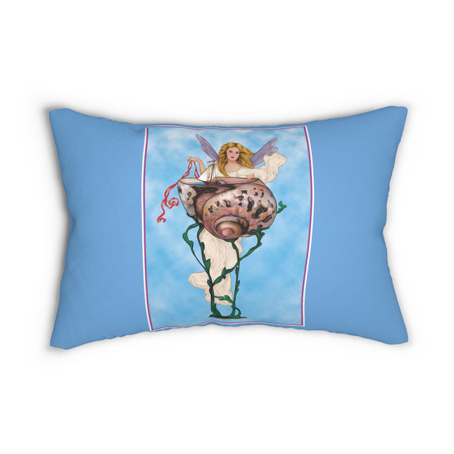 Enchanting Serenity Spun Polyester Lumbar Pillow