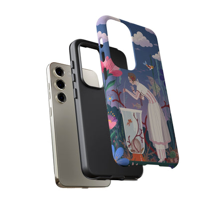 🐠🌸 The Enchanted Aquarium Garden Phone Case – Art Deco Underwater Fantasy