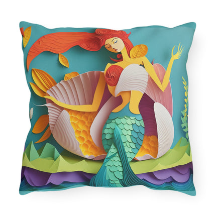 Charming Mermaid Outdoor Pillows