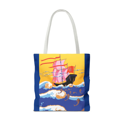 Golden Seas and Whimsical Dreams Tote Bag (AOP)