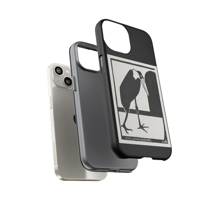 A Lame Marabou by Samuel Jessurun de Mesquita Phone Cases