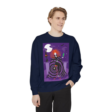 Mystic Elegance Unisex Garment-Dyed Sweatshirt