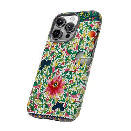 Colorful Floral Pattern by Owen Jones Phone Cases
