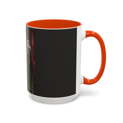 Arnolfini Portrait by Jan Van Eyck Colorful Mugs (11oz, 15oz)