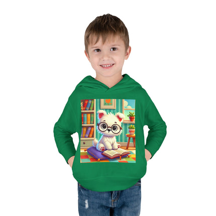 Little Scholar Pup Toddler Pullover Fleece Hoodie
