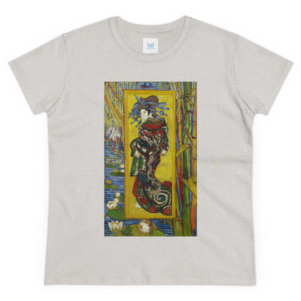 Courtesan (after Eisen) by Vincent van Gogh Women's Midweight Cotton Tee