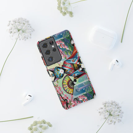 Cyberpunk Geisha Phone Cases