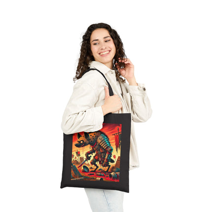 The Cunning Scavenger Cotton Canvas Tote Bag – Grit, Wit & Relentless Survival