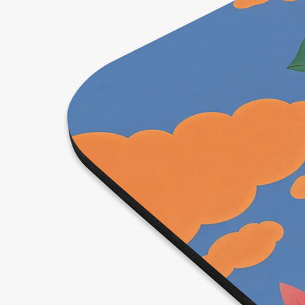 🌸🦋 The Butterfly Chase Mouse Pad – Art Deco Garden Whimsy