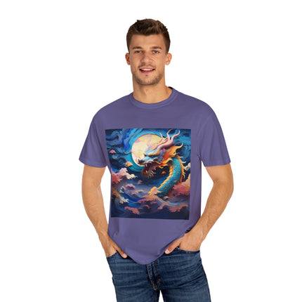 A Dragon's Ascent Unisex Garment-Dyed T-shirt