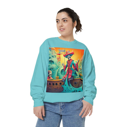 Skeleton Crew of the Misty Seas Unisex Garment-Dyed Sweatshirt