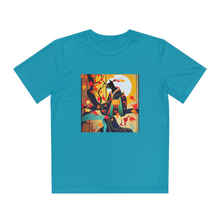 Black Cat in Kimono Youth Competitor Tee