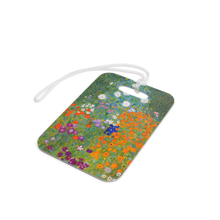 Cottage Garden by Gustav Klimt Luggage Tags