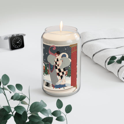❄️✨ The Winter Couture Promenade Scented Soy Candle – Art Deco Holiday Elegance