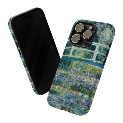 Water Lilies and Japanese Bridge by Claude Monet Phone Cases