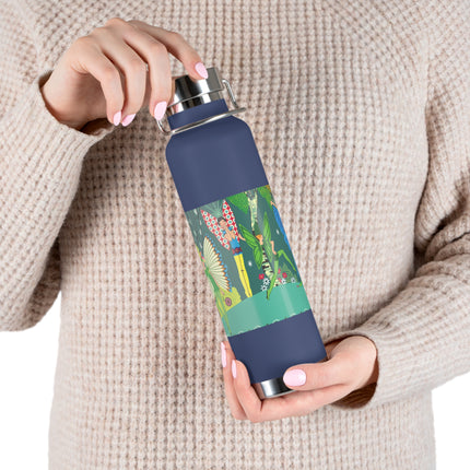 Enchanting Fairies of A Midsummer Night's Dream Copper Vacuum Insulated Bottle, 22oz