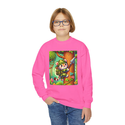 Stealthy Stripes Youth Crewneck Sweatshirt