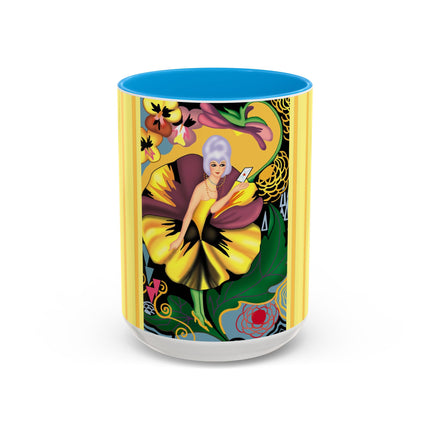 Enchanted Pansy Elegance Colorful Mugs (11oz, 15oz)