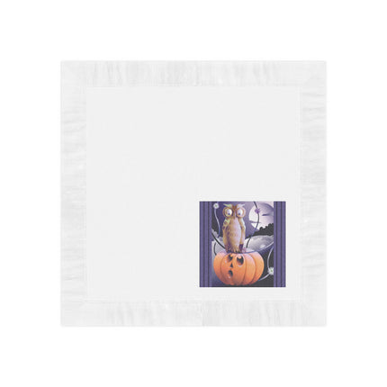 The Startled Pumpkin White Coined Napkins