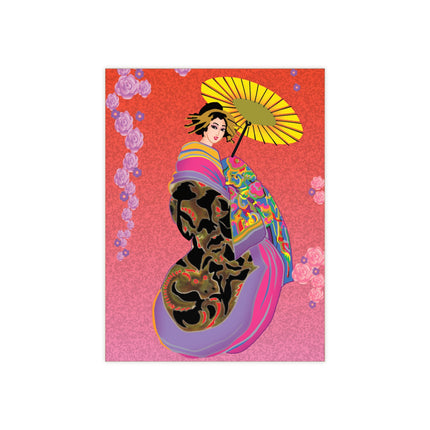 Enchanting Geisha Ceramic Tile