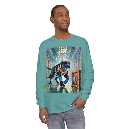 Cyber Panther's Hunt Long Sleeve T-Shirt