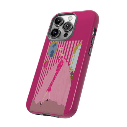 Lady in Pink Phone Case – Graceful Sophistication
