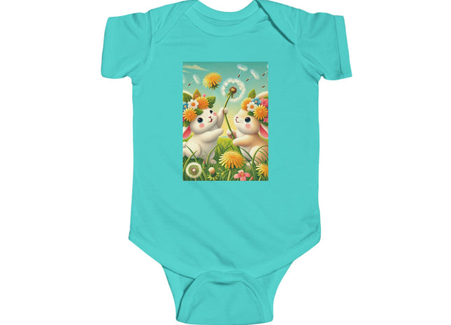 Springtime Bunny Friends Infant Fine Jersey Bodysuit