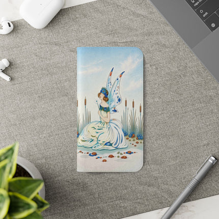 🧚🦋 The Jeweled Wing Fairy Flip Case – Art Deco Fairy Fantasy