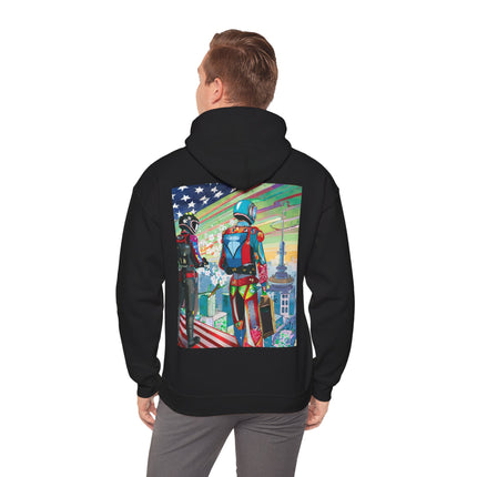 NSA Cyber Punk Computer Hacking Team – Heavy Blend™ Hooded Sweatshirt