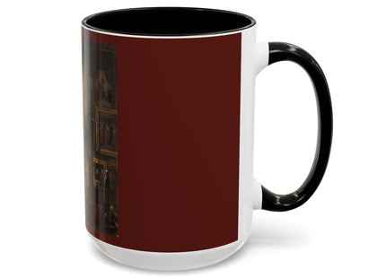 Raphael and his Muse in the Atelier by Vincenzo Abbati Colorful Mugs (11oz, 15oz)