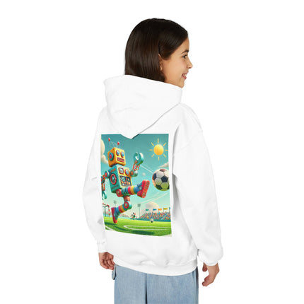 Kickoff Bot! Youth Hooded Sweatshirt – Game Day Energy & Action-Packed Fun