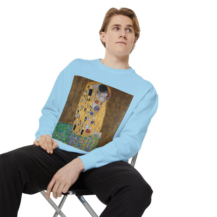 The Kiss by Gustav Klimt Unisex Garment-Dyed Sweatshirt
