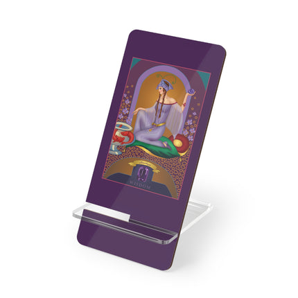 February & Amethyst (from the Gem Series) by Sofia Chiostri Mobile Display Stand for Smartphones