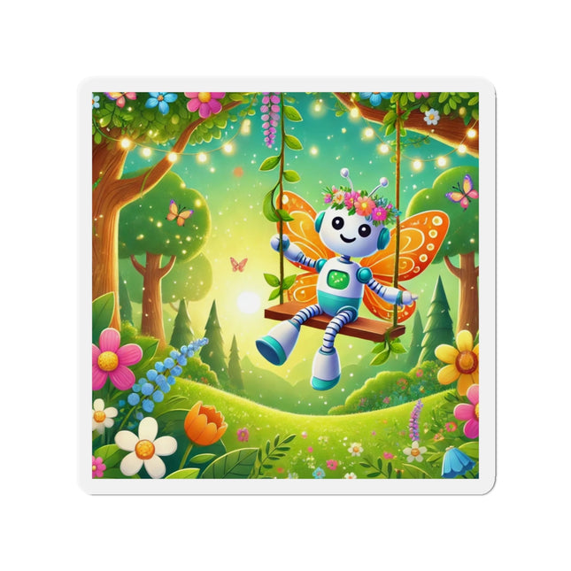 Robot Fairy Die-Cut Magnets (5 Sizes)