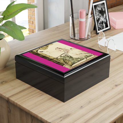 Sur talons rouges (On Red Heels) pl 02 by Gerda Wegener Jewelry Box